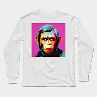 Apes Together Strong Pop Art 3 Long Sleeve T-Shirt